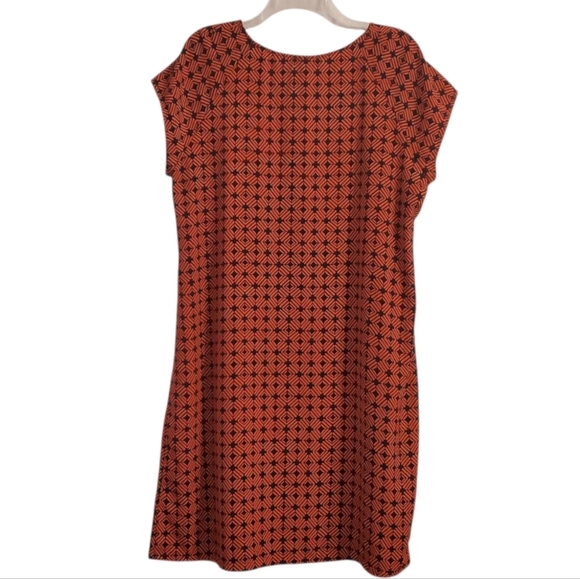 Merona Women's Geometric Print Shift Dress XXL - Picture 3 of 5